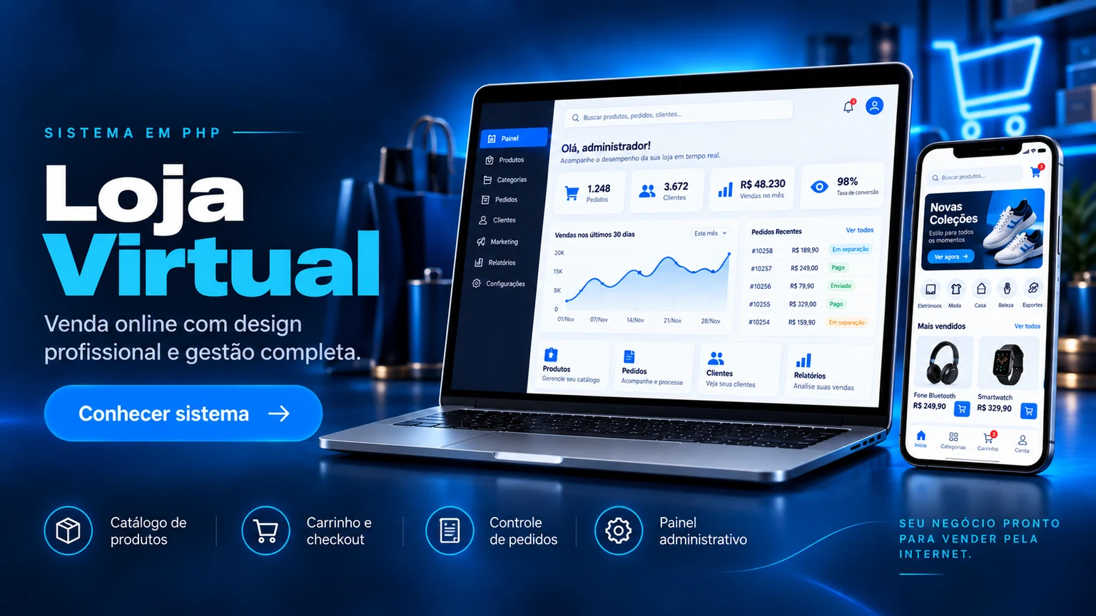 Sistema em PHP para Loja Virtual